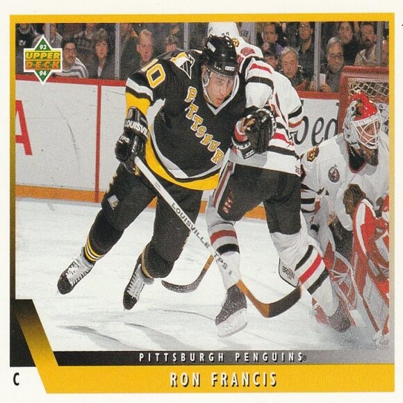 Ron Francis Pittsburgh Penguins NHL Hockey Card Collection - 6 Card Set - Picture 2 of 7